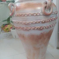 گلدان پتینه سفالی