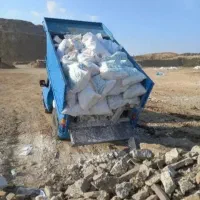 حمل نخاله ساختمانی و شن ، آجر و ...