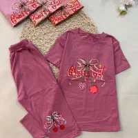لباس بچه گانه تیشرت شلوارک دخترانه شیک