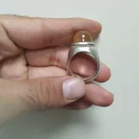 دو عدد انگشتر کلکسیونی عقیق یمن با رکاب فیلی|جواهرات|نهاوند, |دیوار