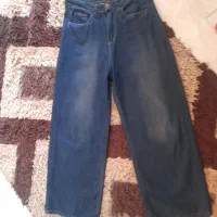 شلوارنیم بگ زنانه نونو سایز۳۱ پوشیده نشده