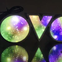 چراغ خواب طرح Love