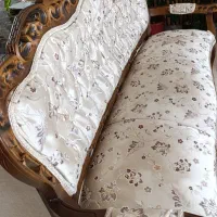 فروش سرویس چوبی مبل کلاسیک 9نفره و تخت خواب دو نفر