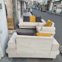 مبل راحتی 7نفره کارکرده|مبلمان خانگی و میز عسلی|مشکین‌دشت, |دیوار