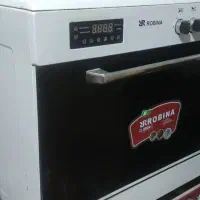 اجاق گاز روبینا سفید دیجیتال درحدنو بدون ایراد