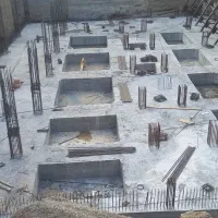 آرماتوربندی فنداسیون و قالب بندی ساختمان/ استخر