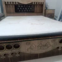 سرویس خواب کامل سالم بدون خط خش بدون تشک|تخت و سرویس خواب|کهریزک, |دیوار