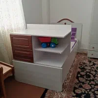 تخت دو منظوره کودک و نوجوان|تخت و صندلی بچه|قم, پردیسان|دیوار