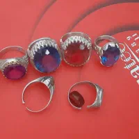 انگشتر نقره خ