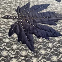روتختی ورو بالشی دونفره ساتن سورمه ای و تور|سرویس روتختی|تهران, اختیاریه|دیوار