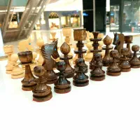 مهره شطرنج از چوب گردو