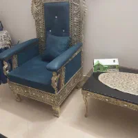 یک دست مبل ۷نفره و میز تلویزیون  برنز درحدنونونو|مبلمان خانگی و میز عسلی|پرند, فاز ۳|دیوار