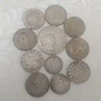۱۱ قطعه سکه نقره ای عتیقه