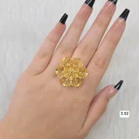 انگشتر نقره طرح فیوژن کاملا مشابه به طلا