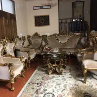 فروش ۲ دست مبل و میز غذا خوری|مبلمان خانگی و میز عسلی|آمل, |دیوار