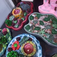 شمع و ظروف دکوری|صنایع دستی و سایر لوازم تزئینی|گرمدره, |دیوار