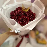 ولنتاین/گل مصنویی/کادویی/دسته گل روبانی|گل مصنوعی|تبریز, |دیوار