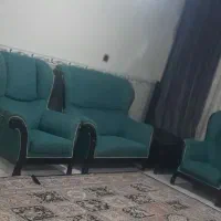 مبلمان ۷ نفره محکم و سالم نشیمنها بدون تو رفتگی|مبلمان خانگی و میز عسلی|قدس, شهر‌قدس|دیوار