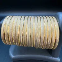 النگو ۴ درصد  شنی آینه ای وزن ۳.۹۱۰ طلا بدون اجرت|جواهرات|تهران, شمشیری|دیوار