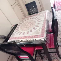 میزنهارخوری۴نفره چوب راش درحدنو