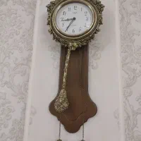 MAYERکلاسیک با وزنه‌های مخروط کاج برنزی/طلایی|ساعت دیواری و تزئینی|زنجان, |دیوار