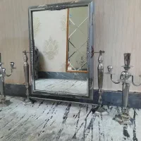 اینه شمعدان تیتانیوم|صنایع دستی و سایر لوازم تزئینی|تبریز, |دیوار