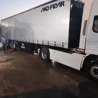 تریلر چادری در حد خشک