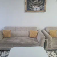 مبل هفت نفره کارکرده. مناسب برا خانه باغ