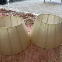 ۲ عدد شید آباژور کرم رنگ