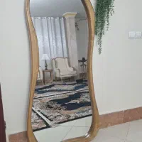 آینه قدی  دفرمه دور چوب روس