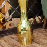 گلدان طلایی دکوراتیو|صنایع دستی و سایر لوازم تزئینی|بندرعباس, |دیوار