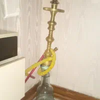 قلیون برنجی ساخت برادران حدادی