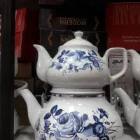 کتری قوری لعابی در طرح های متنوع|قوری، کتری، قهوه‌ساز دستی|میانه, |دیوار