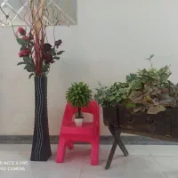 گلدان و گل مصنوعی خارجی