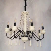 لوستر رستیک 8 شاخه بزرگ رنگ پتینه تاینا|لوستر و چراغ آویز|مشهد, شهرک رازی (شهرک غرب)|دیوار