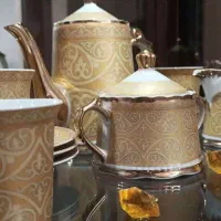 سرویس عصرانه خوری ۱۷ پارچه (درحدنو واقعی)|ظروف سرو و پذیرایی|مشهد, شاهد (شهرک غرب)|دیوار