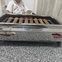 کباب پز ۸ شعله پولاد گاز.