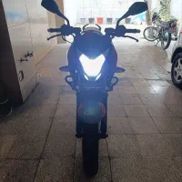 ns200 مدل ۹۴ انجین پلمپ مشکی قرمز،کارت سوخت،دزدگیر