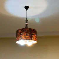 دو عدد لوستر شیددار طرح سنتی
