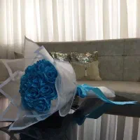 دسته گل رز ربانی|گل مصنوعی|قم, شاه سید علی|دیوار