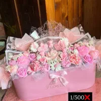 باکس گل شمعی هدیه و نوزادی تخفیفی بلک فرایدی|صنایع دستی و سایر لوازم تزئینی|اهواز, فاز ۲ پادادشهر|دیوار