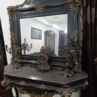 بوفه وآینه کنسول|بوفه، ویترین، کنسول|اهواز, فاز ۱ پادادشهر|دیوار
