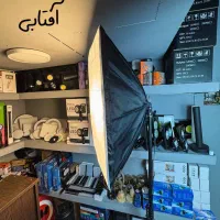 کیت سافت باکس ۲۰۰ وات با پایه حرفه ای|دوربین عکاسی و فیلم‌برداری|تهران, فردوسی|دیوار