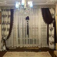 پرده به همراه تور|پرده، رانر، رومیزی|تهران, ستارخان|دیوار