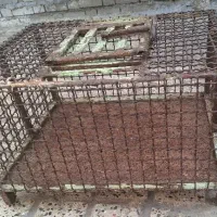 قفس آهنی مرغ یا کبوتر