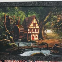 تابلو نوری خیلی جذاب|تابلو، نقاشی، عکس|قائم‌شهر, |دیوار