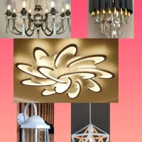 لوستر/لاینر/دیوارکوب/چراغ خواب/اویز|لوستر و چراغ آویز|یزد, |دیوار