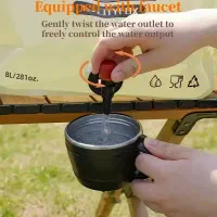 گالن آب شیر دار 8 لیتری مدل تاشو|ظروف نگهدارنده، پلاستیکی، یکبارمصرف|تهران, مولوی|دیوار