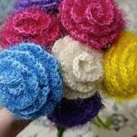 گل های بافت زیبا