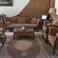 مبلمان و میز ناهارخوری 7 نفره با جلو مبلی و 2 عسلی|مبلمان خانگی و میز عسلی|تهران, اباذر|دیوار